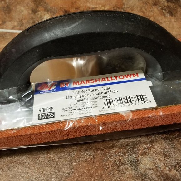 Fine Red Rubber Float - Picture 1 of 3